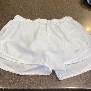 Nike white shorts